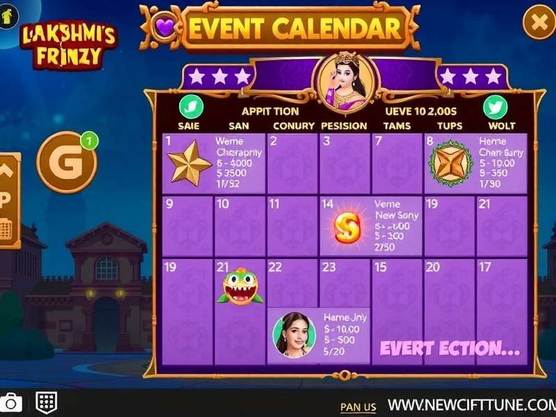 Lakshmi S Fortune Frenzy Event Calendar